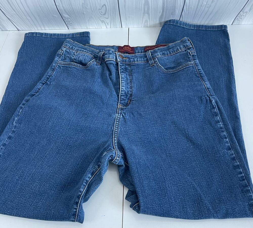 NYDJ Womens Jeans Sz 16 Not Your Daughters Straight Blue Jean